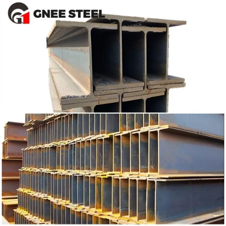 H بیم ASTM A36 گرم ، شہوت انگیز رولڈ ویلڈنگ یونیورسل بیم Q235B Q345E I بیم 16 ایم این چینل ڈھانچہ اسٹیل 100x100 ملی میٹر